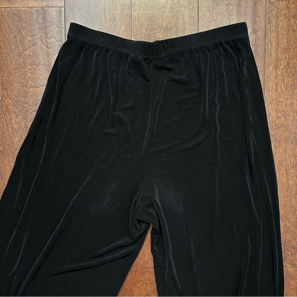 Chico’s Travelers Black Wide-Leg Pants Bundle Set of Two, Size 1 & 2 (8 & 12) - Picture 9 of 10